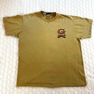 VTG Gold's Gym T-Shirt Men's L Single Stitch Embroidered Fitness Bodybuilding